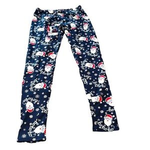 New Women’s No Boundaries Christmas Santa Leggings Size Small NWT